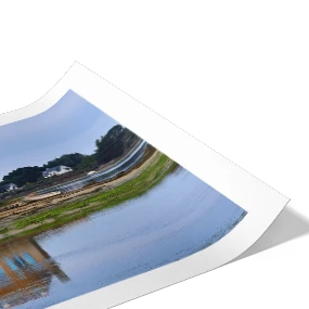 Papier d'art seul avec marge blanche